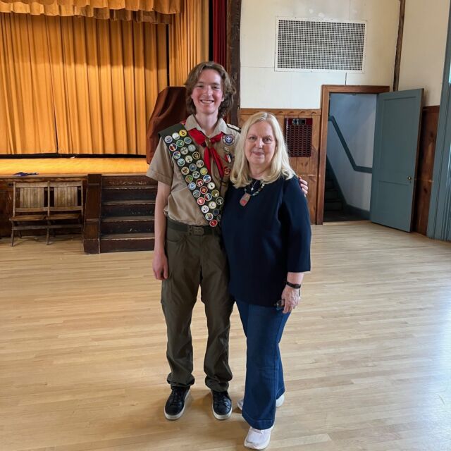 We just wanted to say how proud we were to attend Grady Flinn's Eagle Scout Court of Honor yesterday. Grady's Eagle Scout project helped support The Robbins House and our goal to raise the profile of Concord's Black and anti-salvery history. His project included work on an interpretative sign for The Bell on the front lawn and creating interpetative signage for Brister Freeman's homesite near Walden Pond. We are very thankful for Grady and Leslie Flinn and their support of The Robbins House.
